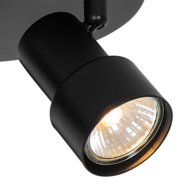 Nordlux Boston 3-Rondel Ceiling Light – Adjustable Minimalist Design in Black 2512370103