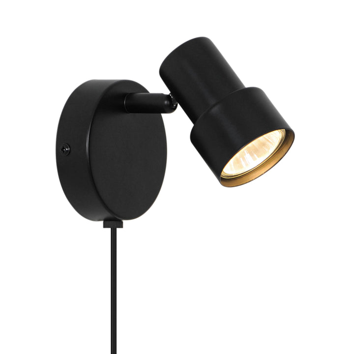 Nordlux Boston Spot Wall Light – Adjustable Minimalist Design in Black 2512391003