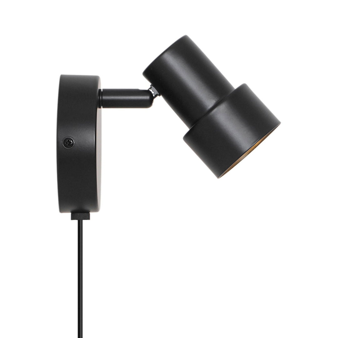 Nordlux Boston Spot Wall Light – Adjustable Minimalist Design in Black 2512391003