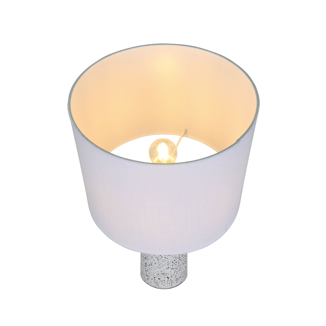Nordlux Antiga Table Lamp – Modern Terrazzo and Fabric Design in White 2512625001