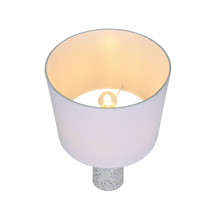 Nordlux Antiga Table Lamp – Modern Terrazzo and Fabric Design in White 2512625001