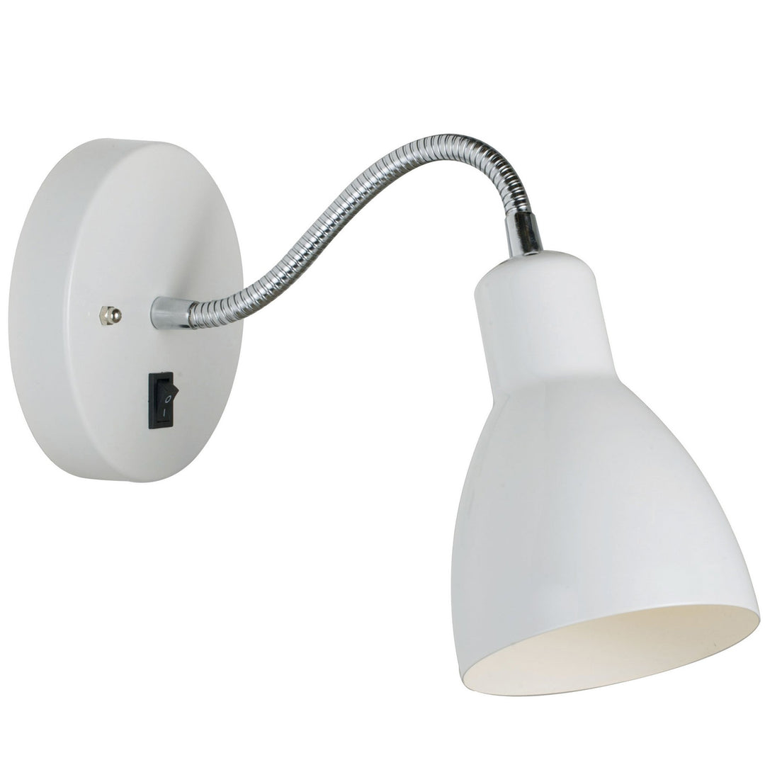 Nordlux Cyclone Wall Light – Adjustable Classic Design with Flexible Arm in White 2512741001