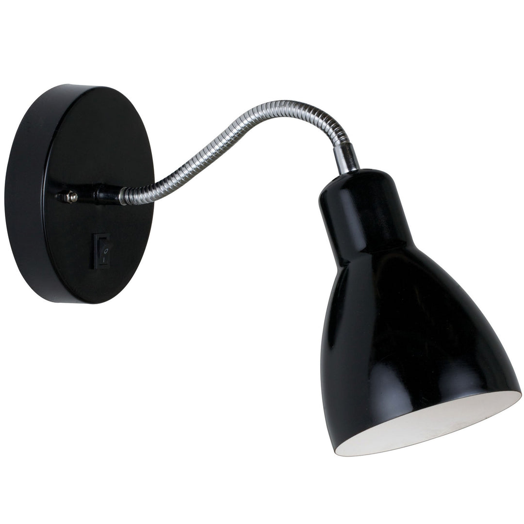 Nordlux Cyclone Wall Light – Adjustable Classic Design with Flexible Arm in Black 2512741003