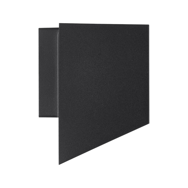 Nico Square Wall Light Black – Modern Outdoor Downlight | Prisma Lighting 2518451003
