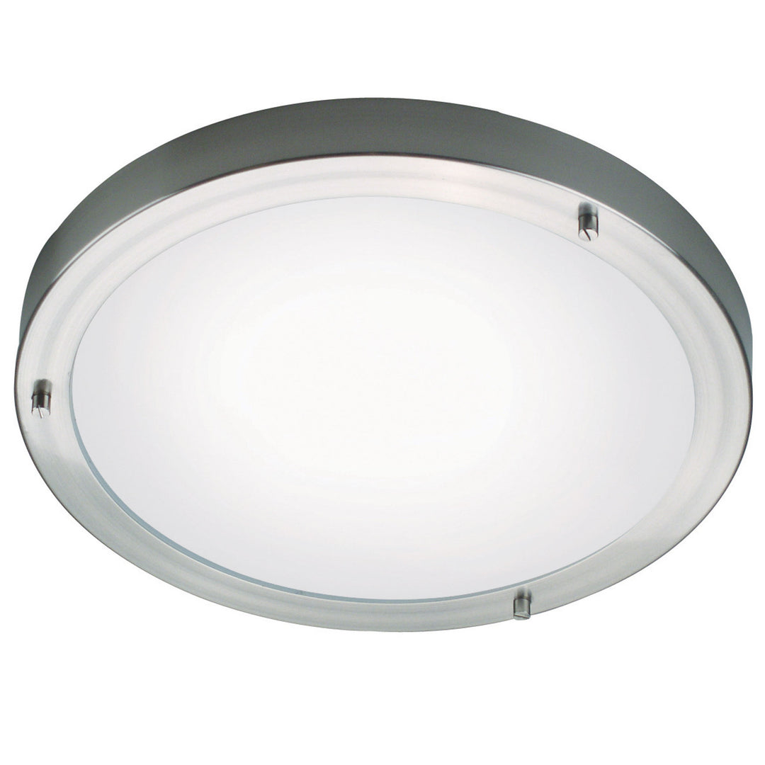 Ancona Maxi E27 Ceiling Light Brushed steel