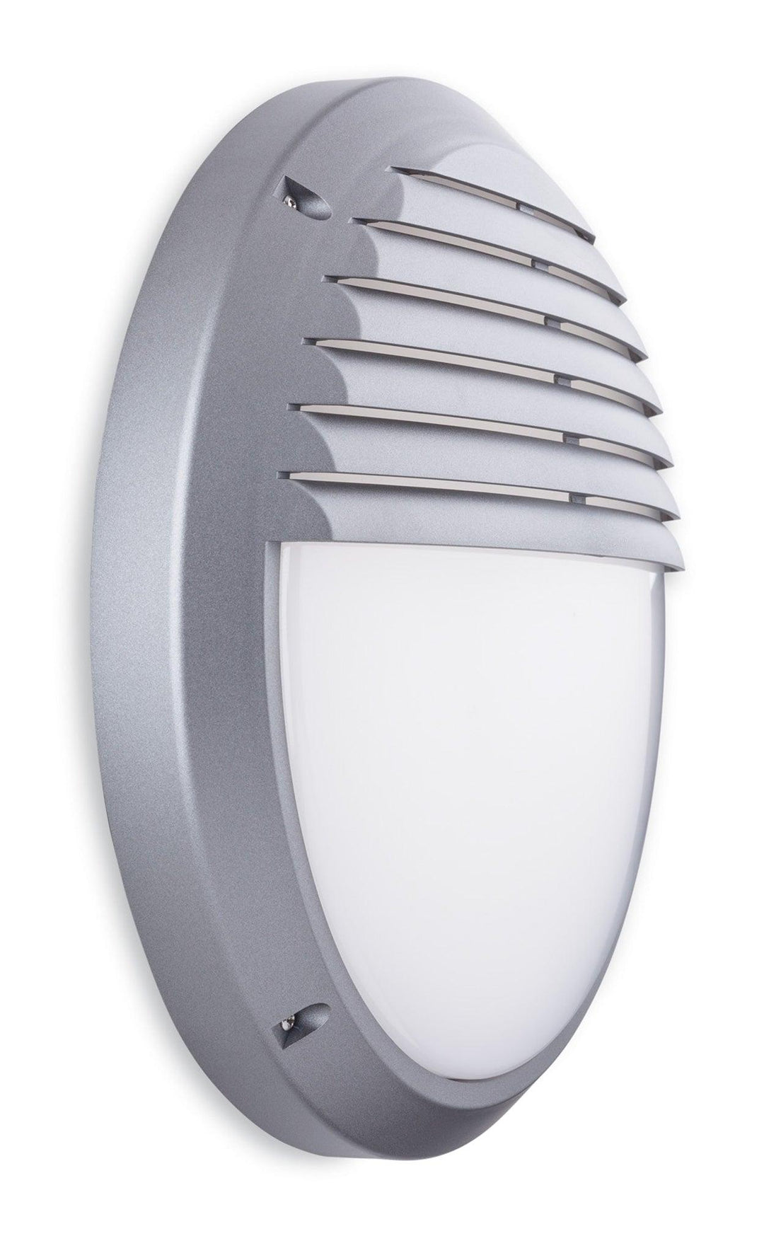 Luca LED Wall Light Silver Resin - Prisma Lighting