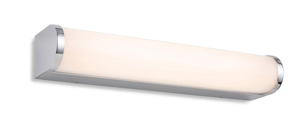 Bravo LED Wall Light - 300mm Chrome with Opal Polycarb Diffuser - Prisma Lighting