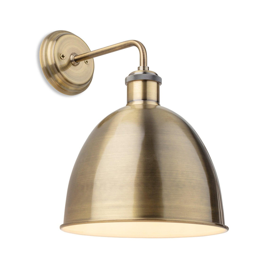 Genoa Wall Light Antique Brass - Prisma Lighting