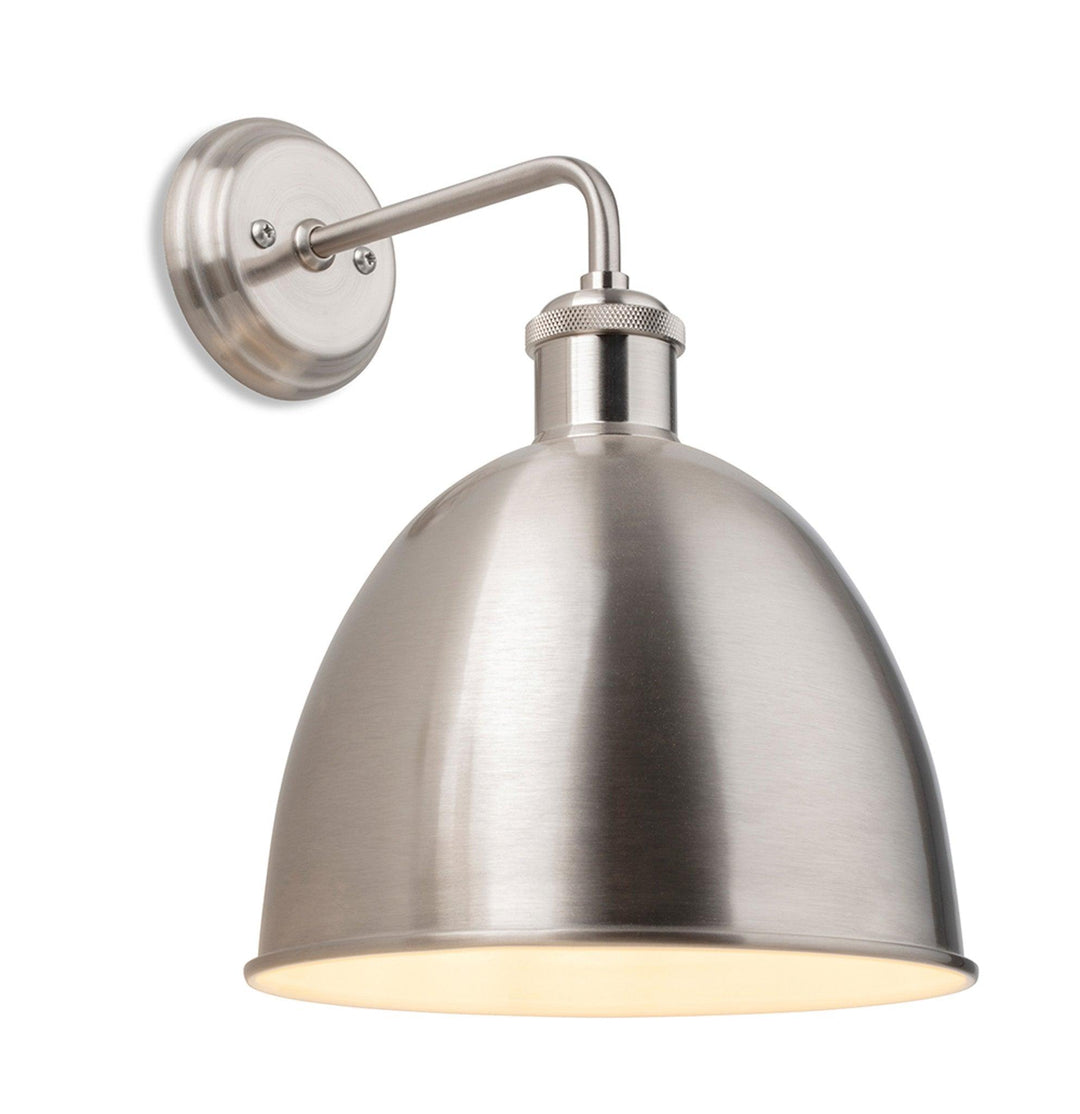 Genoa Wall Light Brushed Steel - Prisma Lighting