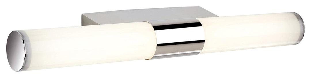 Vega LED Wall Light Chrome with Polycarbonate Diffuser - Prisma Lighting