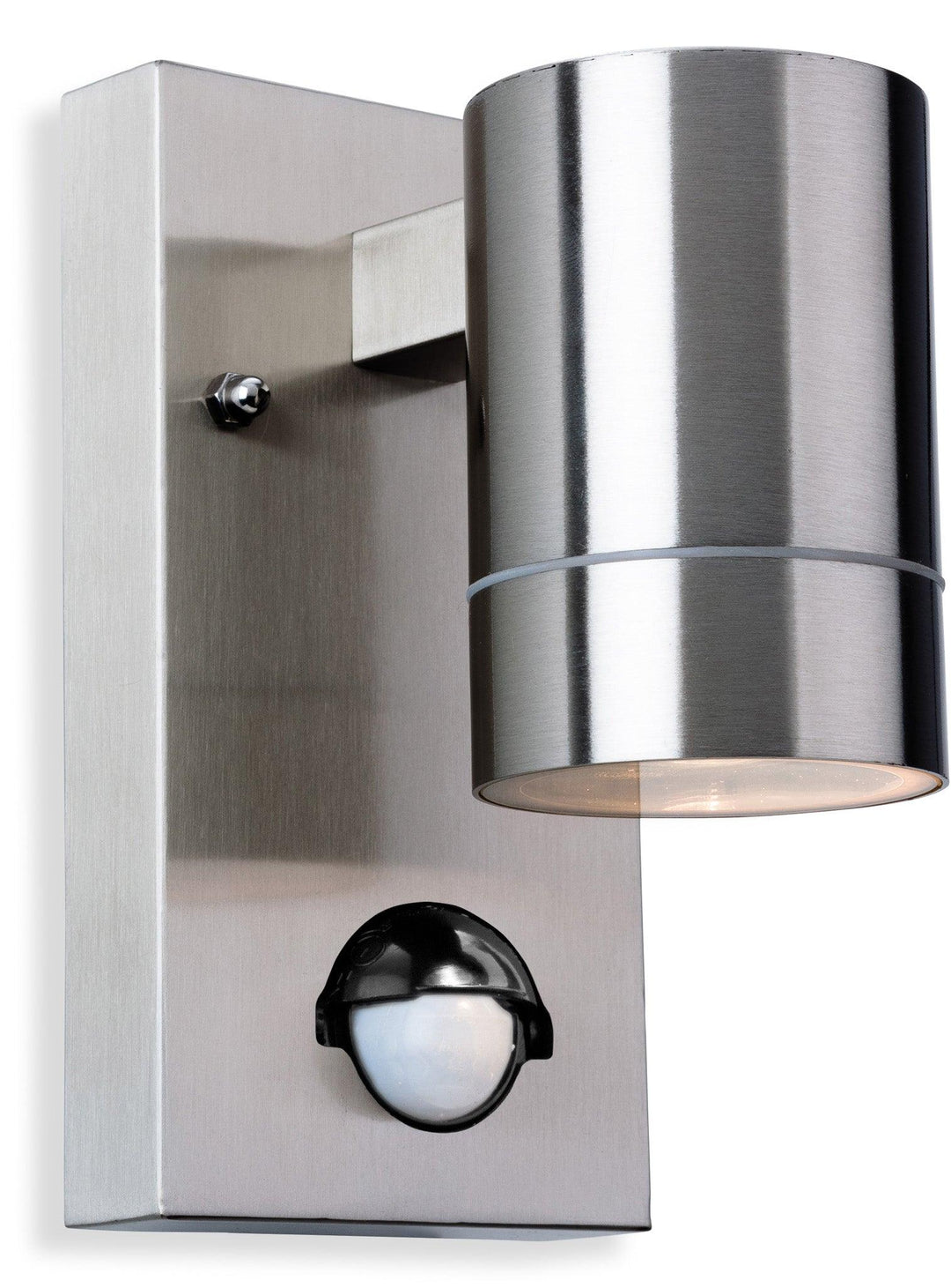 Colt Single Wall Light with PIR Stainless Steel - Prisma Lighting