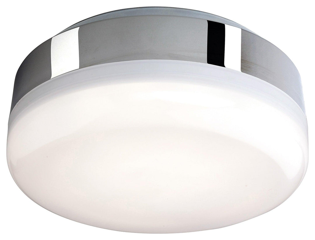 Mini Hydro LED Flush Fitting Chrome with White Polycarbonate Diffuser - Prisma Lighting