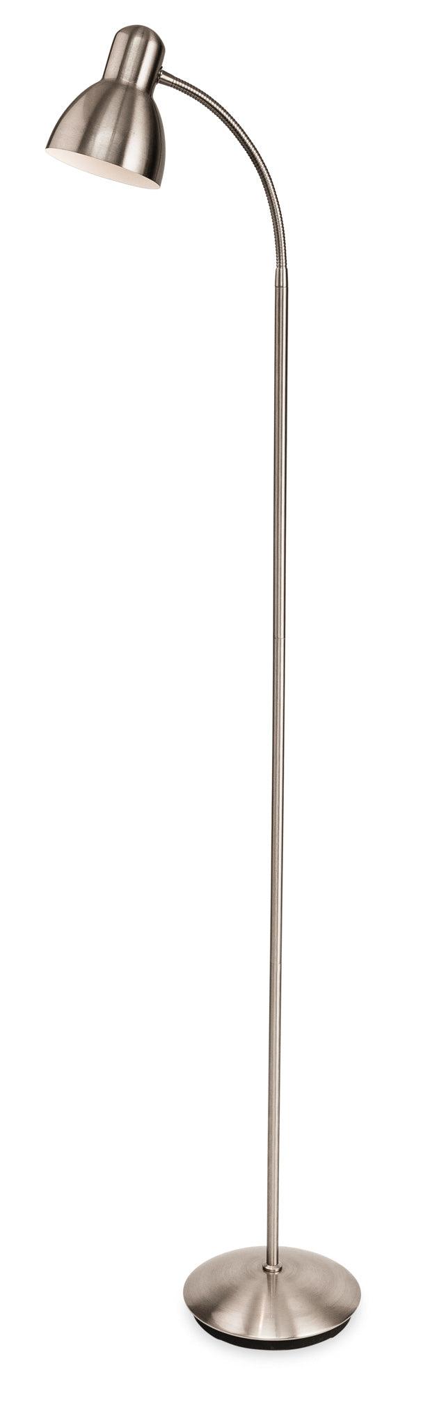 Morgan Floor Lamp Brushed Steel - Prisma Lighting
