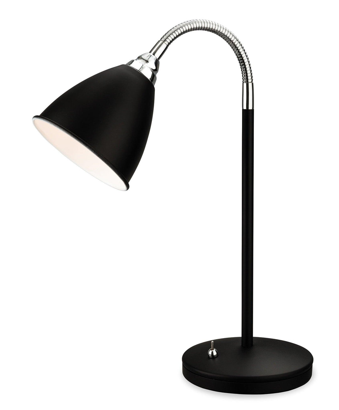 Bari Table Lamp Black with Chrome - Prisma Lighting