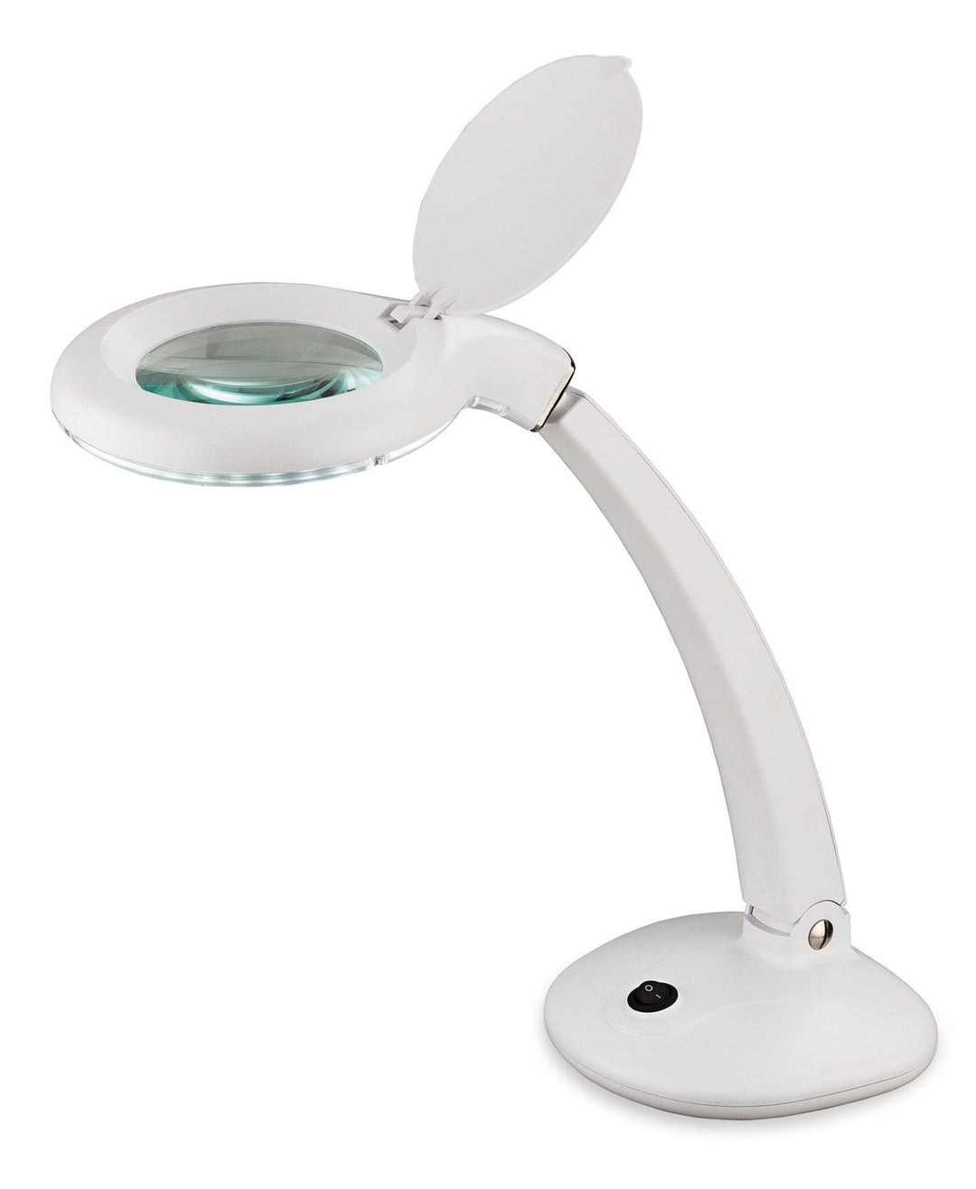 Magnifying LED Table Lamp White - Prisma Lighting