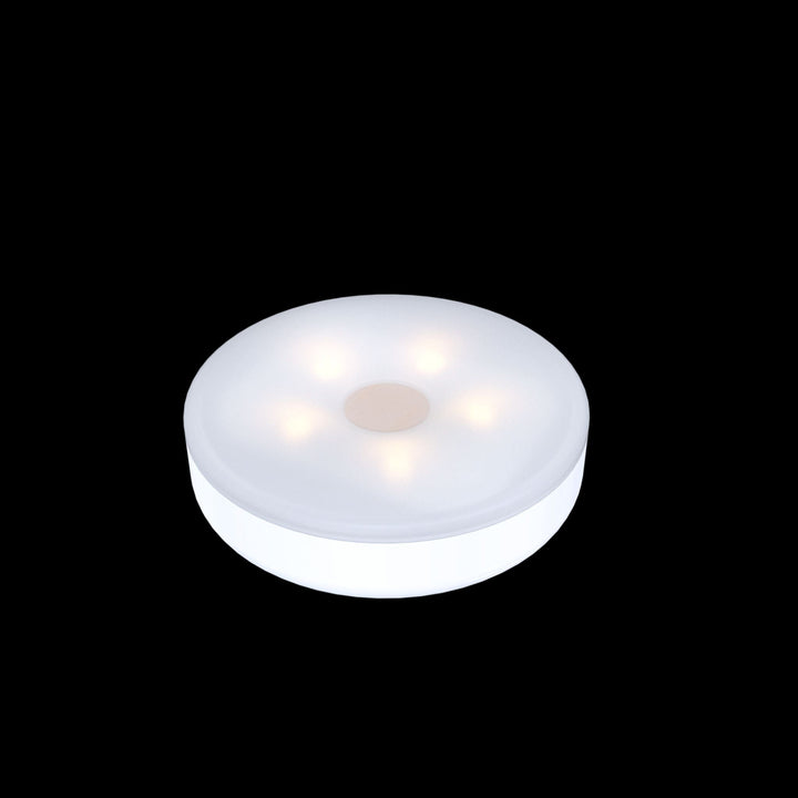 Calex Rechargeable Puck Light, Touch-Operated - Prisma Lighting