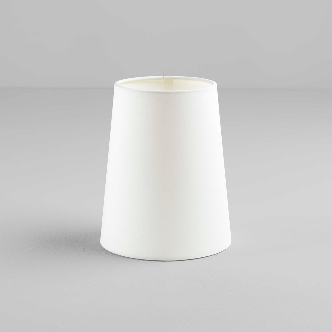 Astro Cone 138 Shade in White polycotton fabric