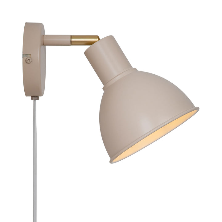 Pop Wall E27 Beige Wall Light Beige