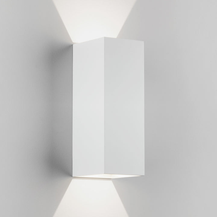 Astro Oslo 255 LED wall light in Textured White