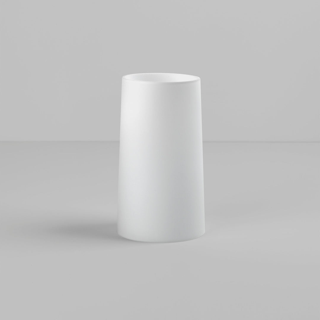 Astro Cone 195 Glass Shade in white opal, 195 mm by 113 mm