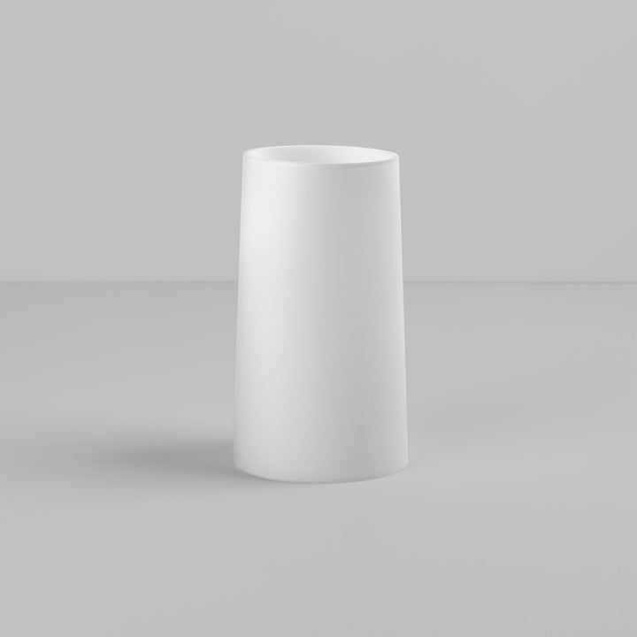 Astro Cone 195 Glass Shade in white opal, 195 mm by 113 mm