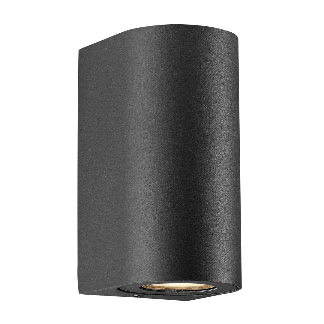 Nordlux Canto Maxi 2 Wall Light – Modern Up and Down Outdoor Lighting in Seaside Black 49721203