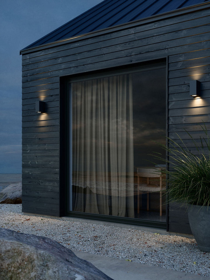 Nordlux Canto Maxi Kubi 2 Wall Light – Modern Outdoor Lighting in Seaside Black 49731203