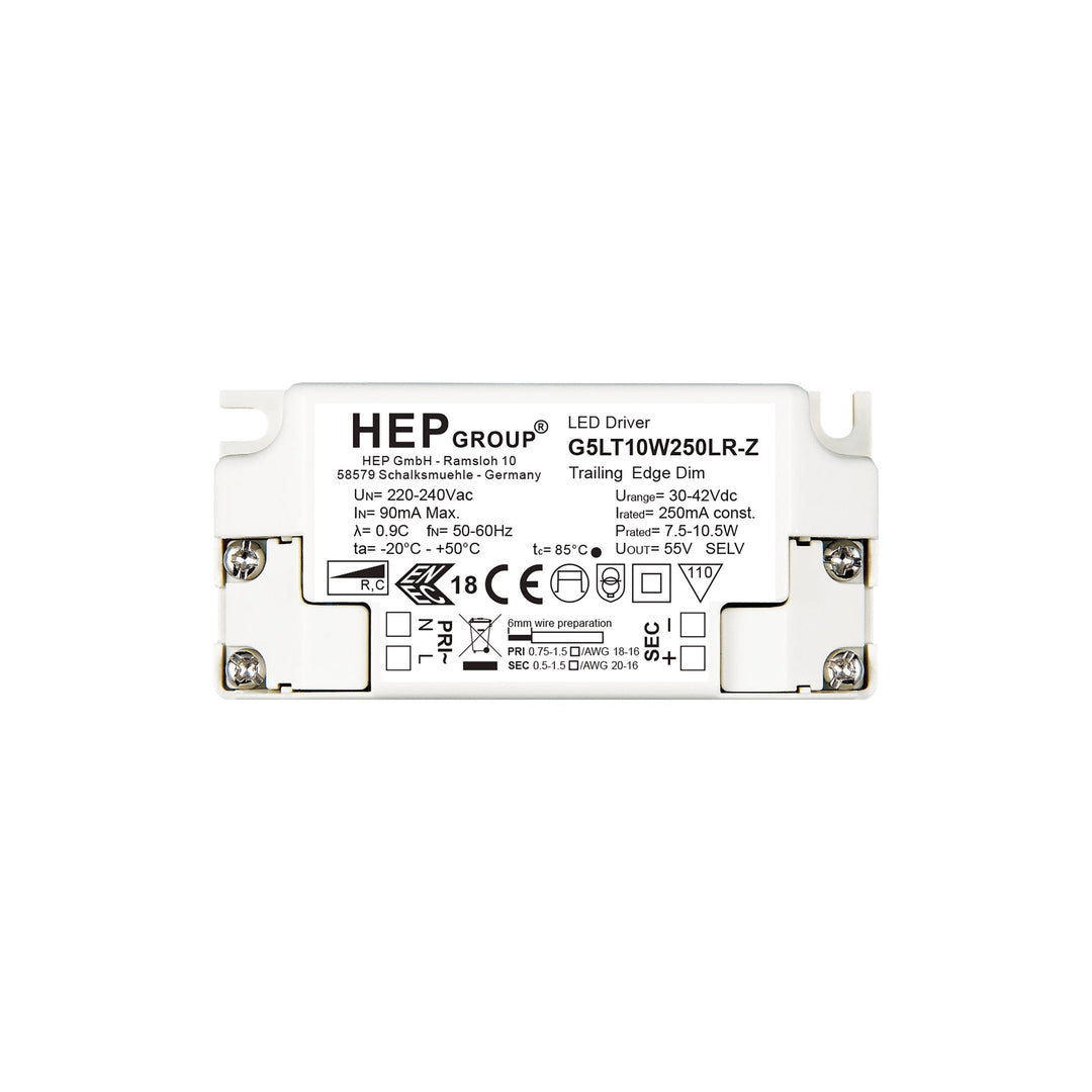 Astro 6008087 LED Driver CC 250 mA 10.5 W Phase Dim – white casing