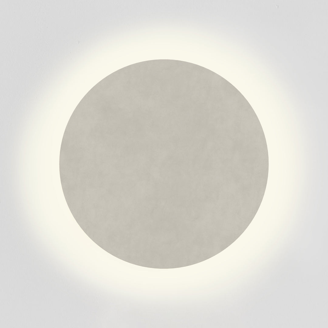 Astro Eclipse Round 300 LED Wall Light in Matt Concrete, 300 mm diameter