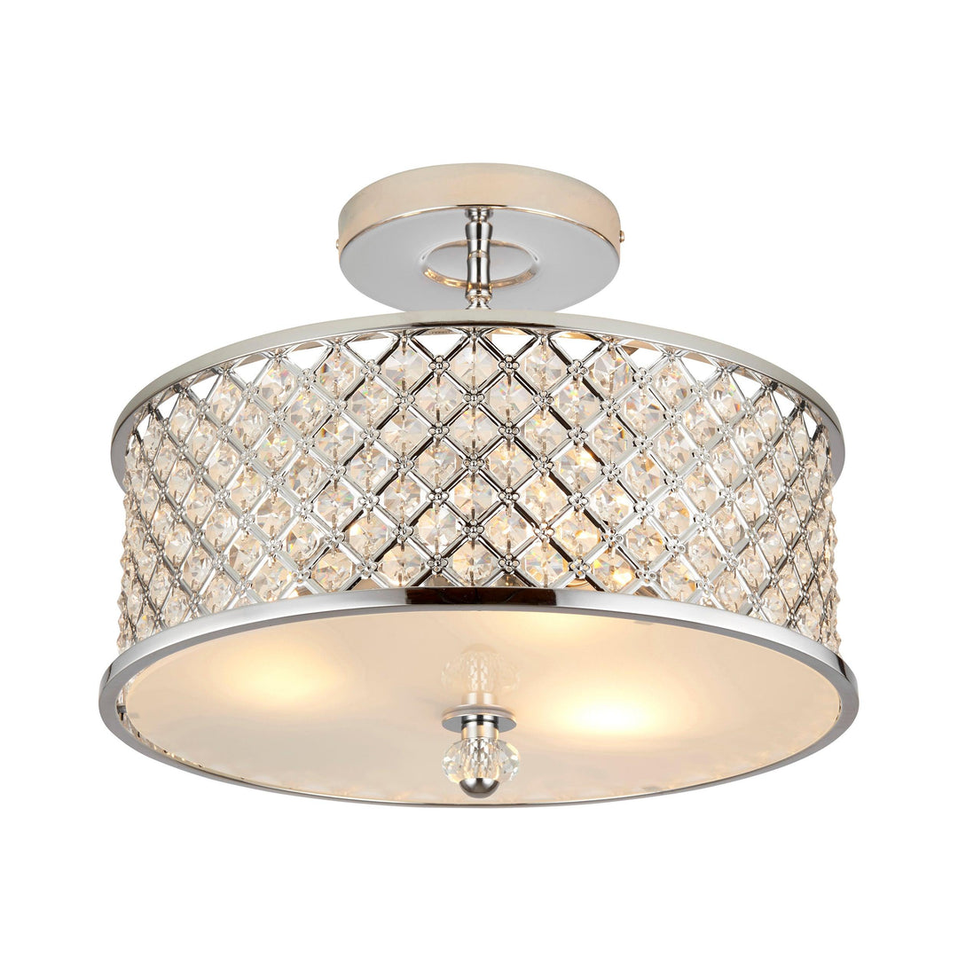 Hudson 3lt semi flush - Prisma Lighting