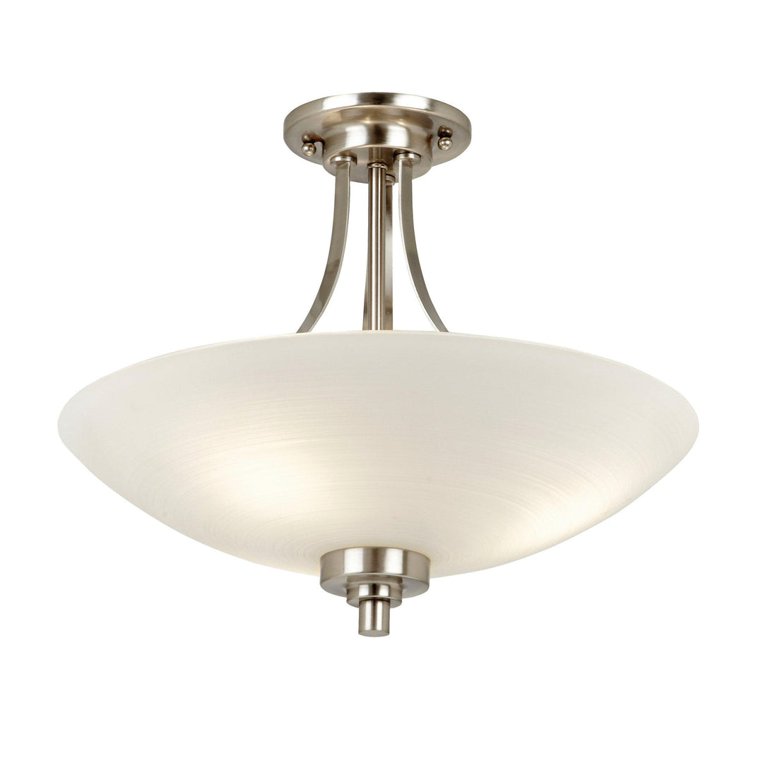 Welles 3lt semi flush - Prisma Lighting