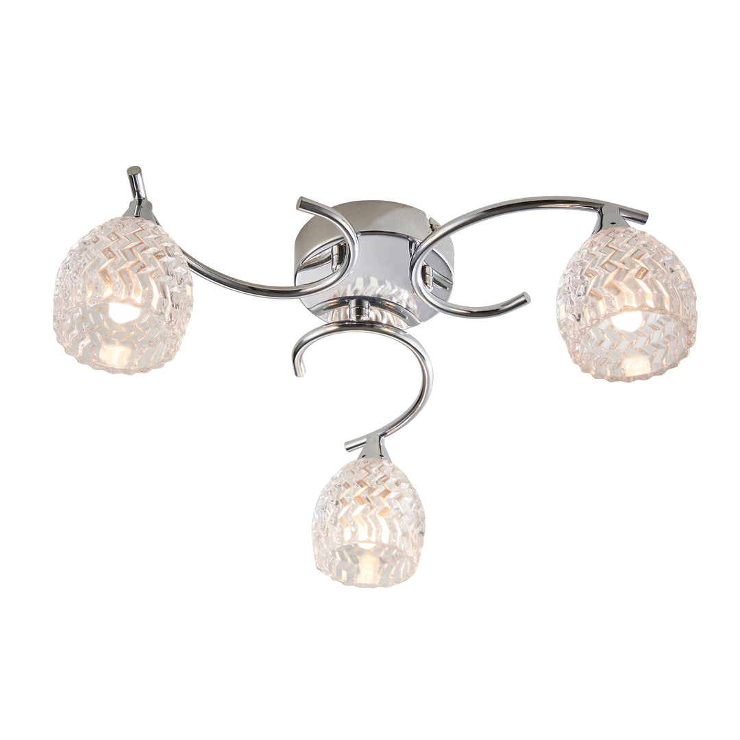 Boyer 3lt semi flush - Prisma Lighting