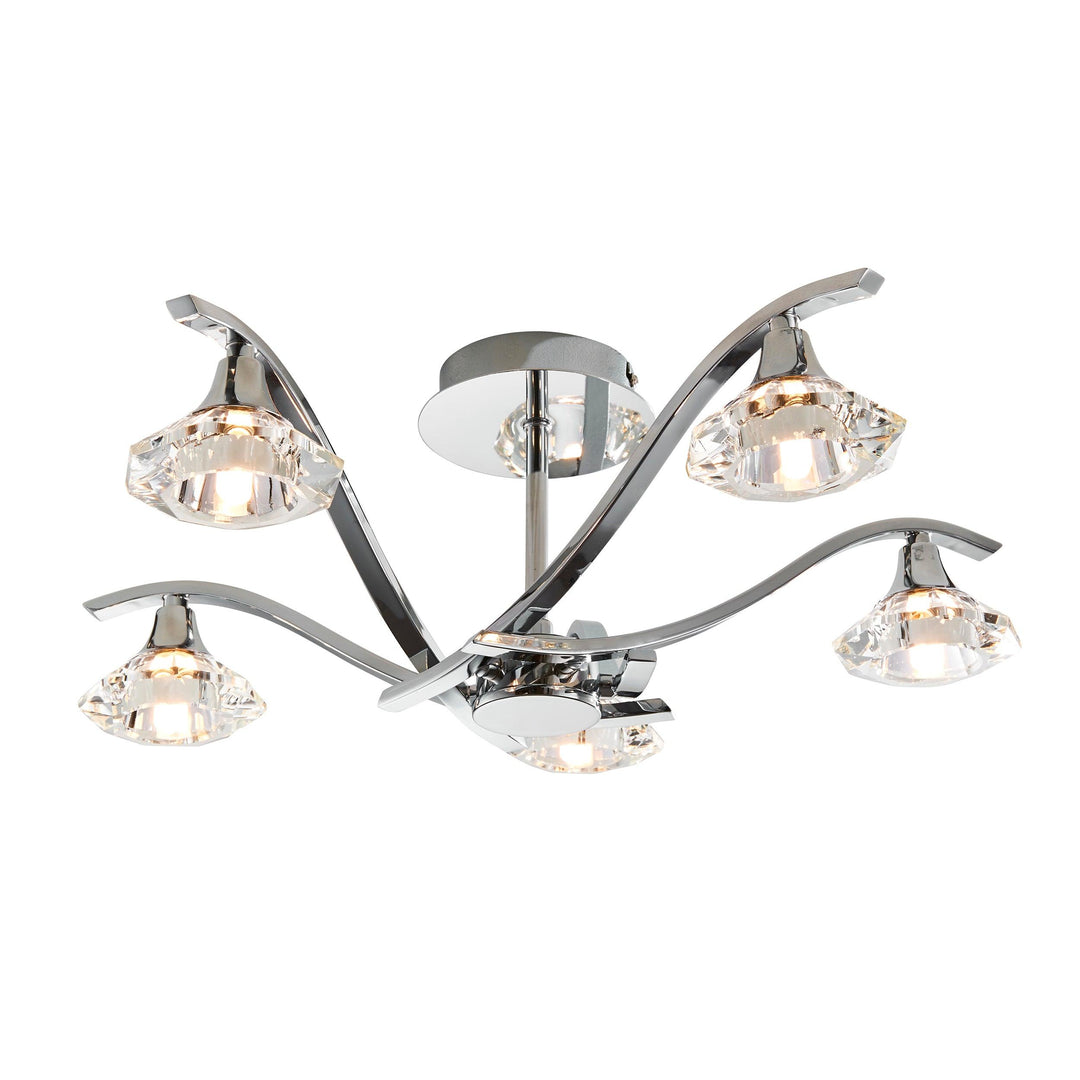 Langella 5lt semi flush - Prisma Lighting