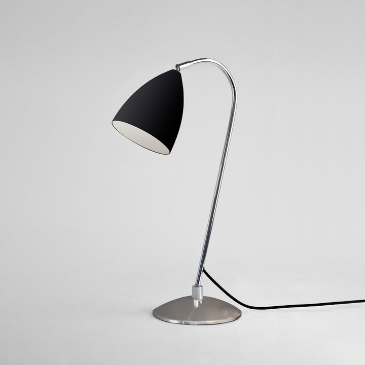 Astro Joel Table Lamp in Matt Black with Polished Chrome accent