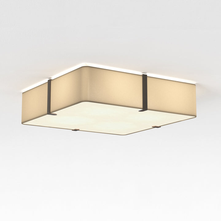 Astro Ceiling Base 460 flush-fit ceiling light base in matt white, 460 mm diameter