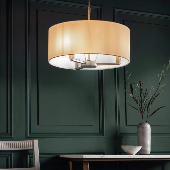 Daley 3lt pendant Nickel
