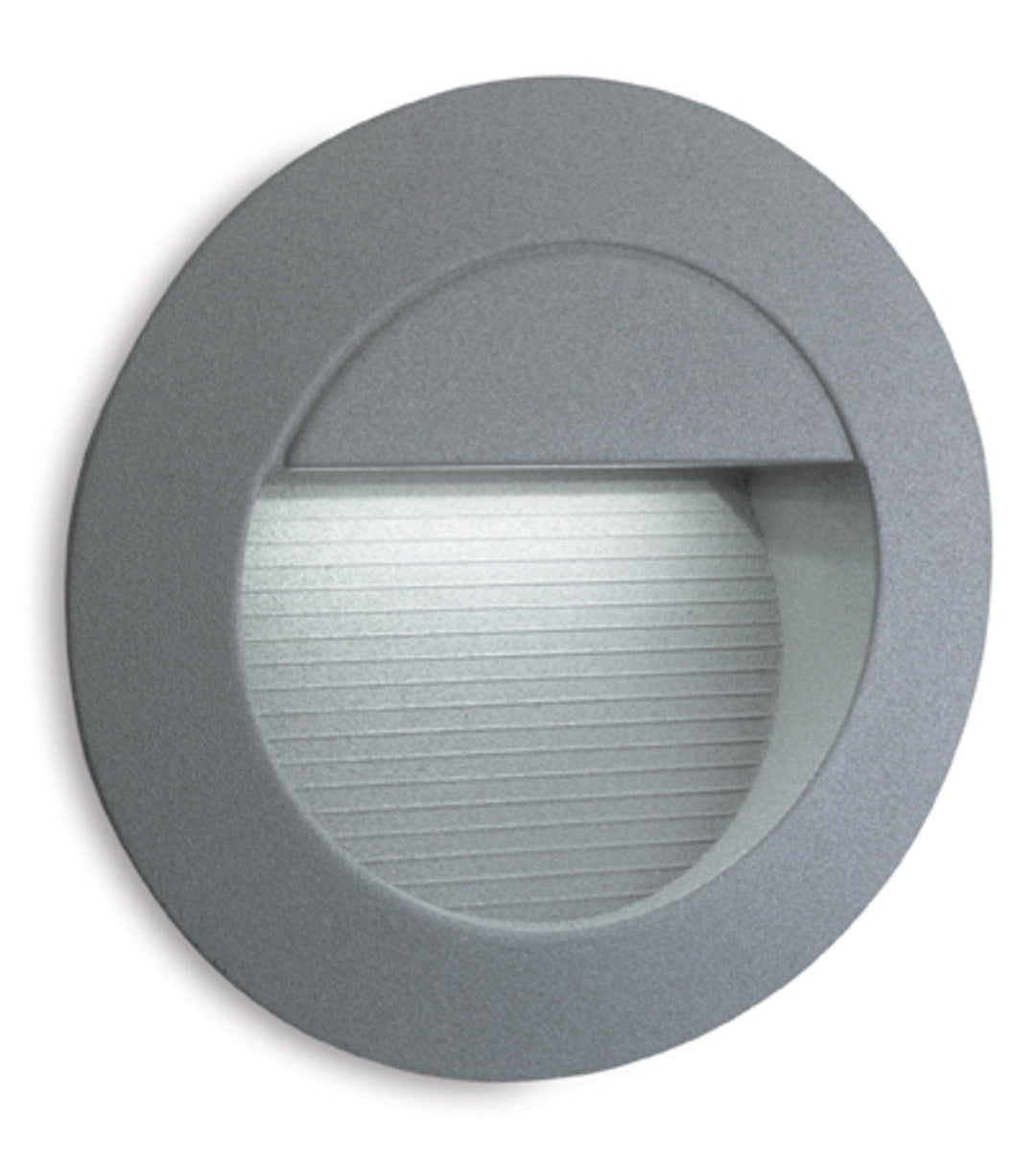 LED Wall & Step Light Aluminium with White LED's - Prisma Lighting
