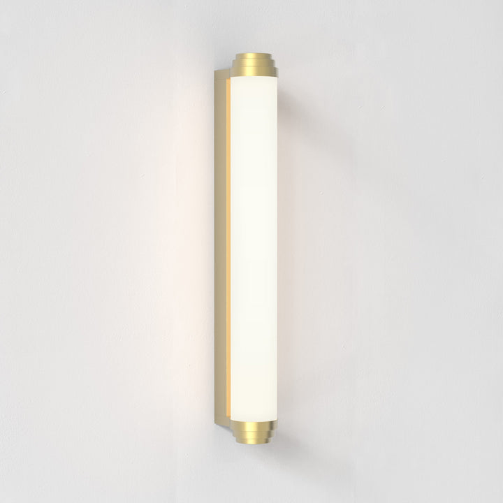 Astro Burlington 600 Phase Wall Light in Bronze and Matt Gold with clear glass rods