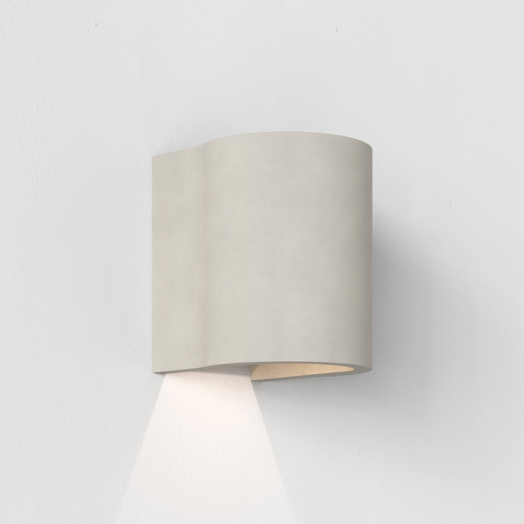 Astro Dunbar 120 LED Wall Light in Matt Concrete, 120 mm height