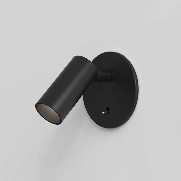 Astro Micro Recess Switched reading light in Matt Black finish