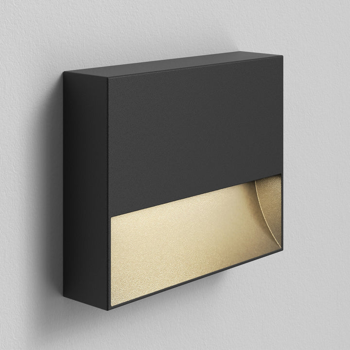 Astro Mori 140 outdoor marker light in textured black, integrated LED