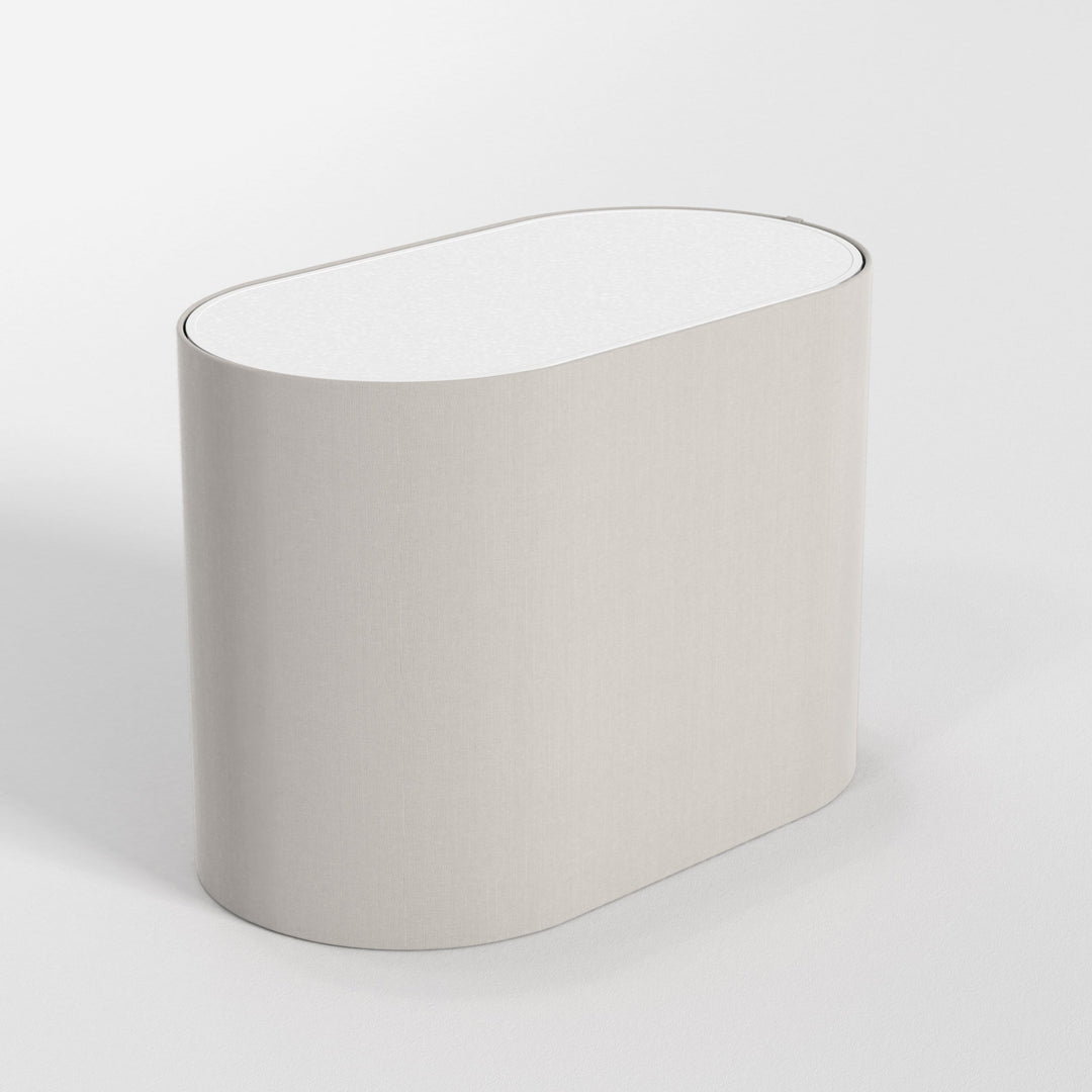 Astro Stadium 300 shade in Putty polycotton—slim rectangular silhouette