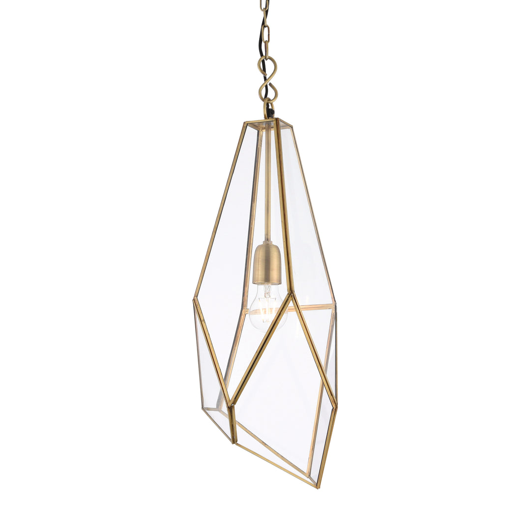 Avery Pendant Brass