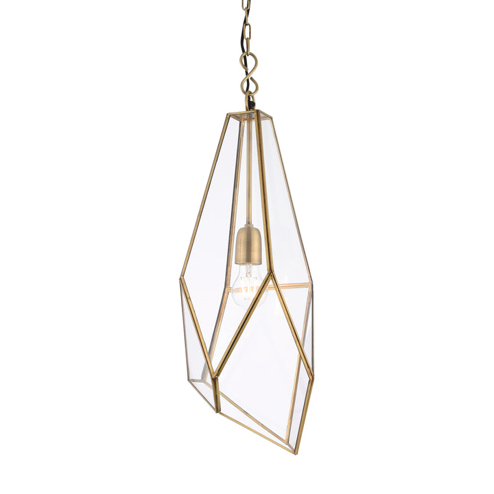 Avery Pendant Brass