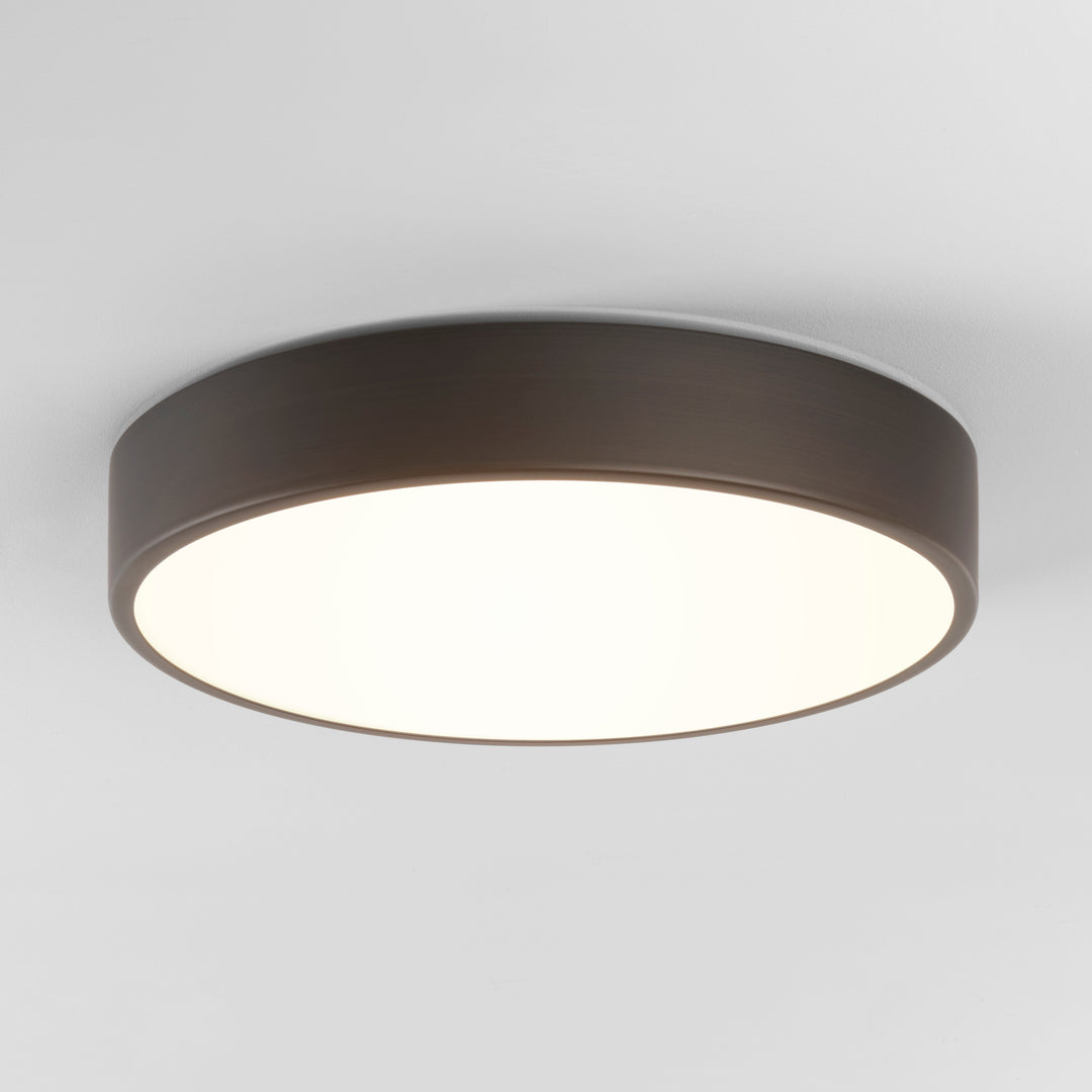 Astro Mallon LED ceiling light in Bronze with white glass diffuser