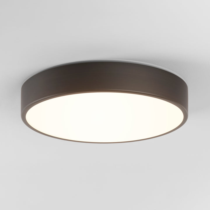 Astro Mallon LED ceiling light in Bronze with white glass diffuser
