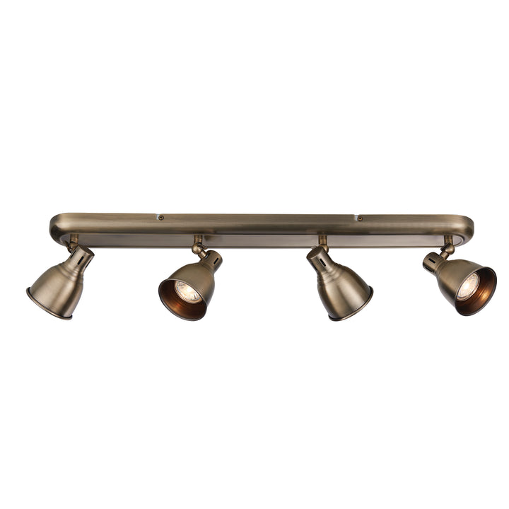 Westbury 4lt plate spotlight Brass