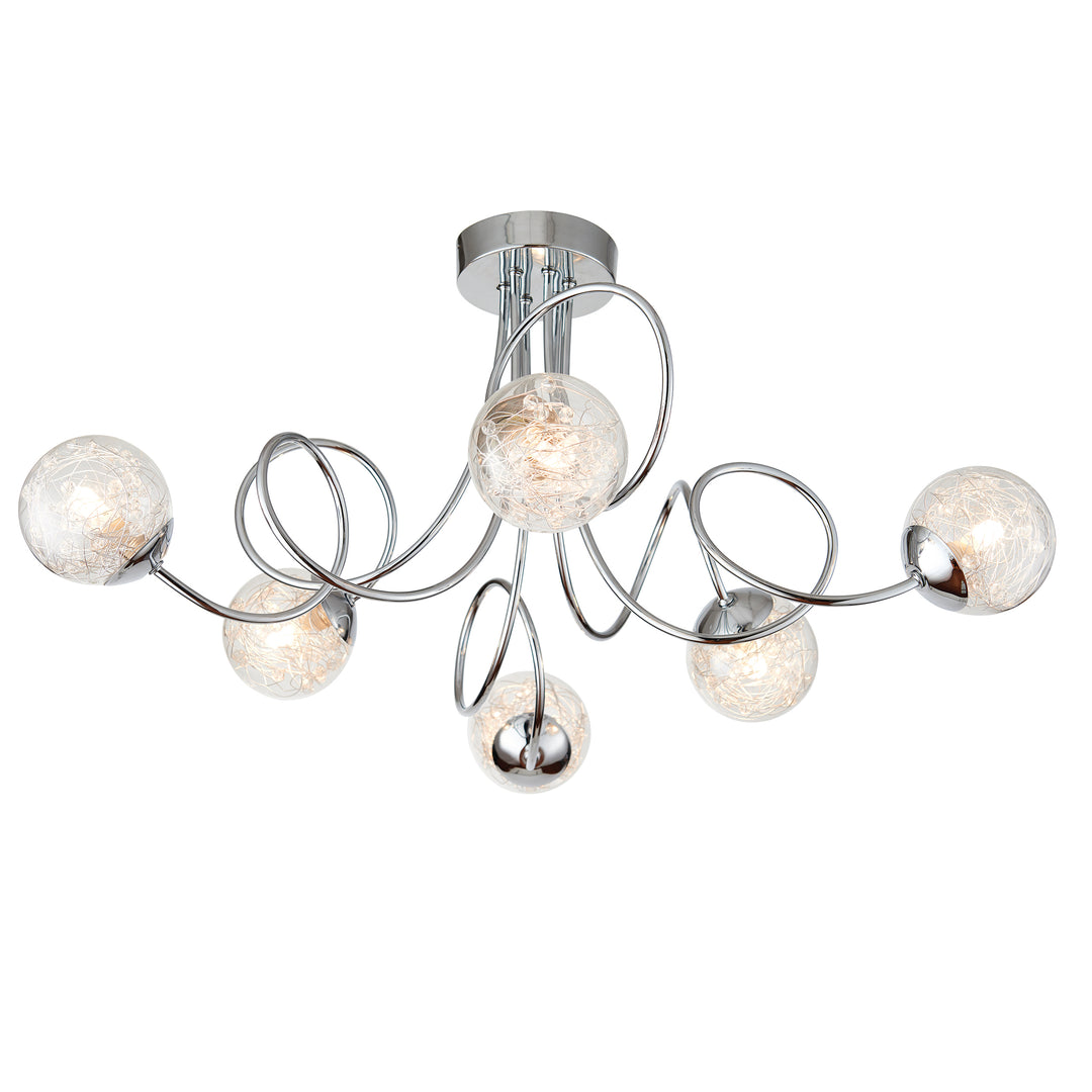 Auria 6lt semi flush Chrome