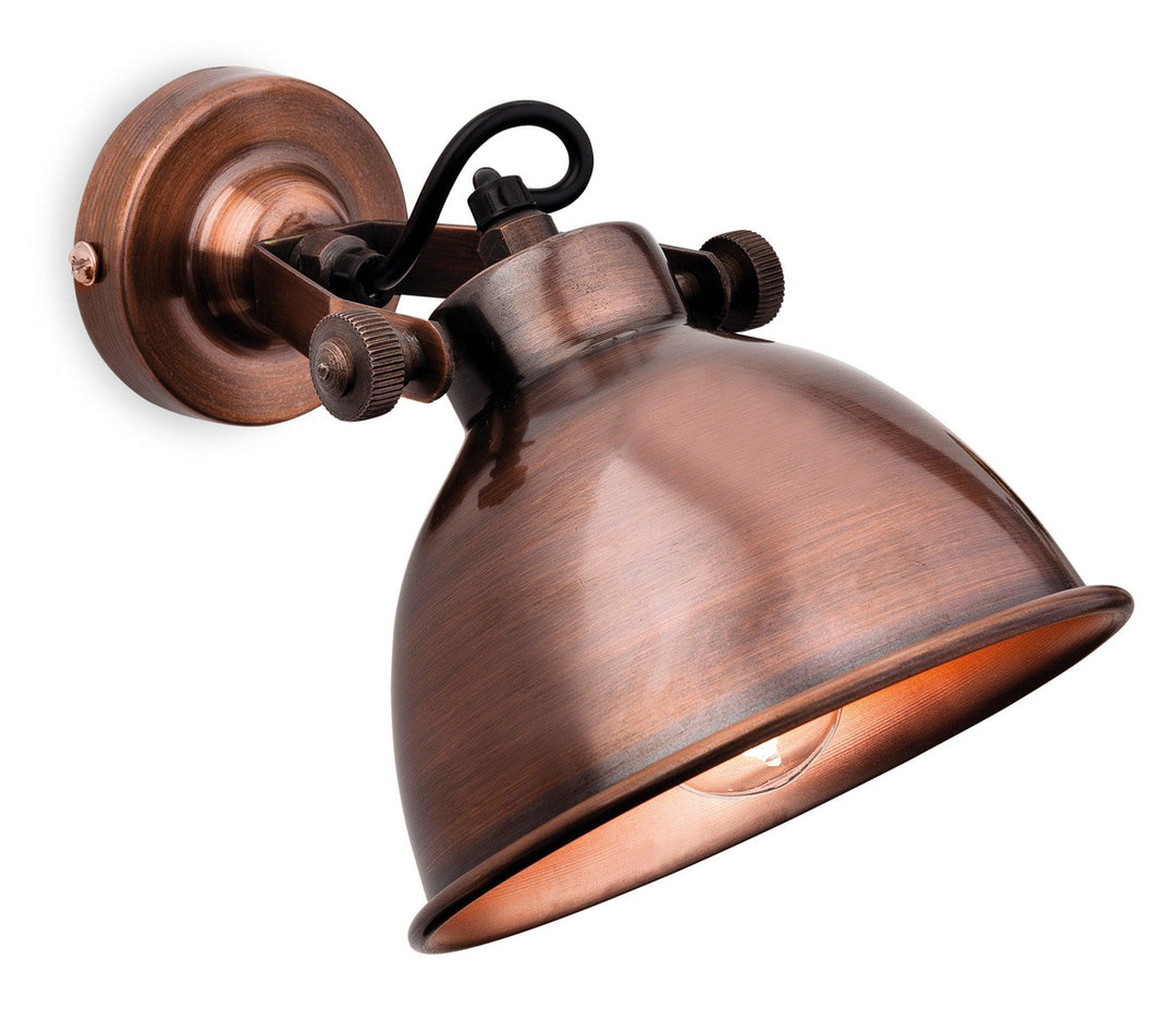 Mantis Wall Light Antique Copper - Prisma Lighting