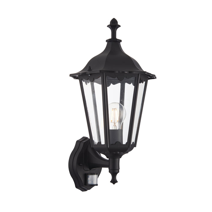 Burford wall Photocell & PIR Black
